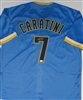VICTOR CARATINI SIGNED CUSTOM REPLICA BREWERS MKE CITY EDITION JERSEY - JSA