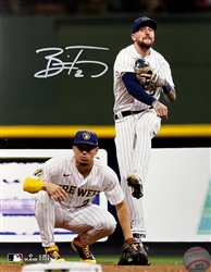 BRICE TURANG SIGNED BREWERS 8X10 PHOTO #1
