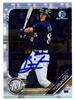 BRICE TURANG SIGNED 2019 BOWMAN  CHROME BREWERS CARD #BDC-130