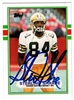 STERLING SHARPE SIGNED 1989 TOPPS PACKERS ROOKIE CARD #379