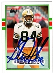 STERLING SHARPE SIGNED 1989 TOPPS PACKERS ROOKIE CARD #379