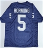 PAUL HORNUNG SIGNED CUSTOM NOTRE DAME JERSEY W/ '56 H - JSA