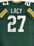 EDDIE LACY SIGNED CUSTOM REPLICA PACKERS GREEN JERSEY W/ ROY