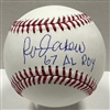 ROD CAREW SIGNED OFFICIAL MLB BASEBALL W/ROY - TWINS - JSA