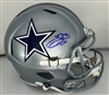 EMMITT SMITH SIGNED FULL SIZE COWBOYS REPLICA SPEED HELMET - BAS