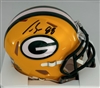 LUKE MUSGRAVE SIGNED RIDDELL PACKERS SPEED MINI HELMET - JSA