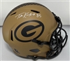 TUCKER KRAFT SIGNED FULL SIZE PACKERS 2023 SALUTE REPLICA SPEED HELMET W/ SCRIPT - JSA