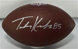 TUCKER KRAFT SIGNED WILSON DUKE REPLICA FOOTBALL - PACKERS - JSA