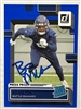 BO MELTON SIGNED 2022 DONRUSS RATED ROOKIE BLUE PRESS PROOF CARD #350