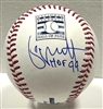 GEORGE BRETT SIGNED OFFICIAL MLB HALL OF FAME LOGO BASEBALL W/ HOF - ROYALS - JSA