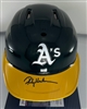 RICKEY HENDERSON SIGNED RAWLINGS FULL SIZE ATHLETICS HELMET - JSA