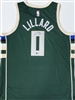 DAMIAN LILLARD SIGNED NIKE BUCKS ICON EDITION GREEN JERSEY - BAS