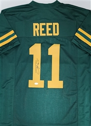 JAYDEN REED SIGNED CUSTOM REPLICA PACKERS 1950'S THROWBACK JERSEY- JSA