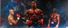 MIKE TYSON SIGNED 13X31 STRETCHED CUSTOM CANVAS COLLAGE - JSA