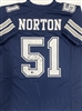 KEN NORTON JR SIGNED CUSTOM REPLICA COWBOYS JERSEY - BAS