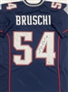 TEDDY BRUSCHI SIGNED CUSTOM REPLICA PATRIOTS JERSEY - BAS