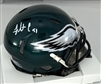 FLETCHER COX SIGNED EAGLES SPEED MINI HELMET - BAS