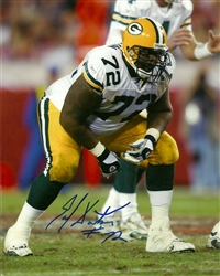 EARL DOTSON SIGNED 8X10 PACKERS PHOTO #2