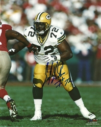EARL DOTSON SIGNED 8X10 PACKERS PHOTO #3