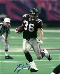 TRAVIS JERVEY SIGNED 8X10 FALCONS PHOTO #6