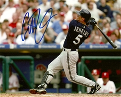 GEOFF JENKINS SIGNED 8X10 BREWERS PHOTO #8