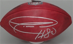 DONALD DRIVER SIGNED AUTHENTIC DUKE FOOTBALL - JSA