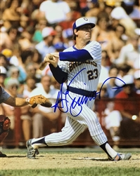 TED SIMMONS SIGNED 8X10 BREWERS PHOTO #6