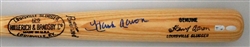 HANK AARON SIGNED LOUISVILLE SLUGGER GAME MODEL BAT - STEINER