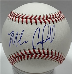 MIKE CALDWELL SIGNED OFFICIAL MLB BASEBALL - BREWERS - JSA