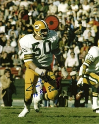 JIM CARTER SIGNED 8X10 PACKERS PHOTO #2