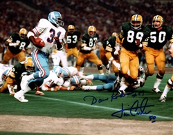 DAVE ROBINSON & JIM CARTER SIGNED 8X10 PACKERS PHOTO