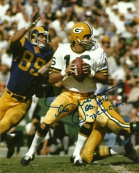 SCOTT HUNTER SIGNED 8X10 PACKERS PHOTO #4