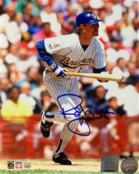 ROBIN YOUNT SIGNED BREWERS  8X10 PHOTO #7