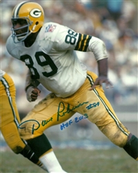 DAVE ROBINSON SIGNED 8X10 PACKERS PHOTO #2 W/ HOF