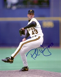 PAUL WAGNER SIGNED 8X10 PIRATES PHOTO #2