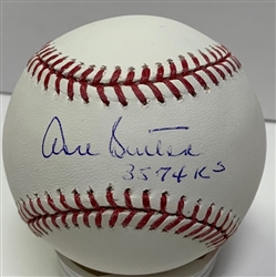 DON SUTTON SIGNED OFFICIAL MLB BASEBALL #1 W/ 3574 K's