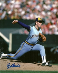 GEORGE "DOC" MEDICH SIGNED 8X10 BREWERS PHOTO #1