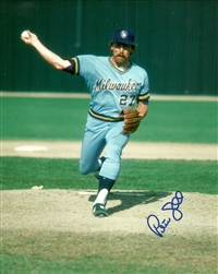 PETE LADD SIGNED 8X10 BREWERS PHOTO #3