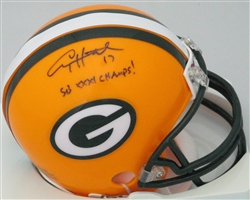 CRAIG HENTRICH SIGNED PACKERS MINI HELMET