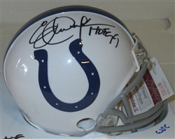 ERIC DICKERSON SIGNED COLTS MINI HELMET - JSA