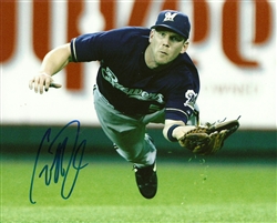 GEOFF JENKINS SIGNED 8X10 BREWERS PHOTO #5