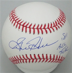 GORMAN THOMAS SIGNED MLB BASEBALL w/ 1981 ALL STAR