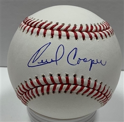CECIL COOPER SIGNED OFFICIAL MLB BASEBALL - BREWERS - JSA