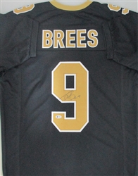 DREW BREES SIGNED CUSTOM SAINTS JERSEY - BCA