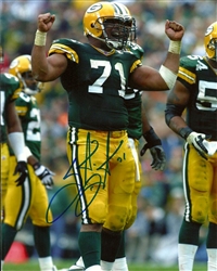 SANTANA DOTSON SIGNED 8X10 PACKERS PHOTO #3