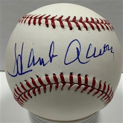 HENRY HANK AARON SIGNED OFFICIAL MLB BASEBALL - JSA