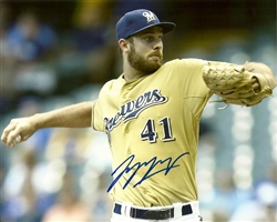 TAYLOR JUNGMANN SIGNED 8X10 BREWERS PHOTO #3