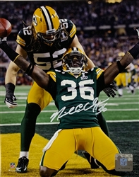 NICK COLLINS SIGNED 8X10 PACKERS PHOTO #6