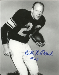BILL "RED" MACK SIGNED 8X10 PACKERS PHOTO #1
