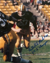 BILL "RED" MACK SIGNED 8X10 PACKERS PHOTO #3